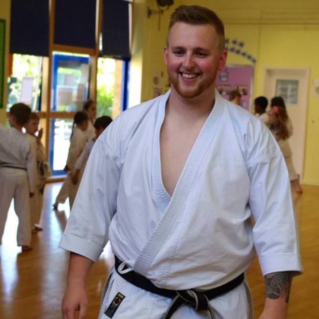 Rhys raises expectations in Shotokan Karate